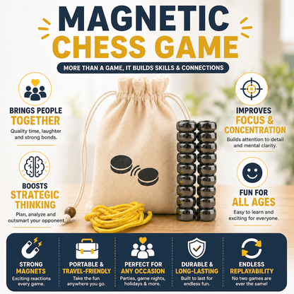 Magnetic Chess Game - Stonvio