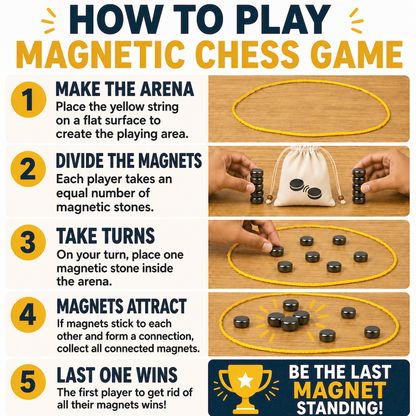Magnetic Chess Game - Stonvio